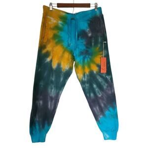 La Detresse Limeade Tie-dye Sweatpants Size Large NWT